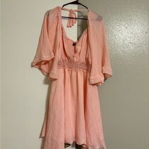 Elegant Pink Women's Dress